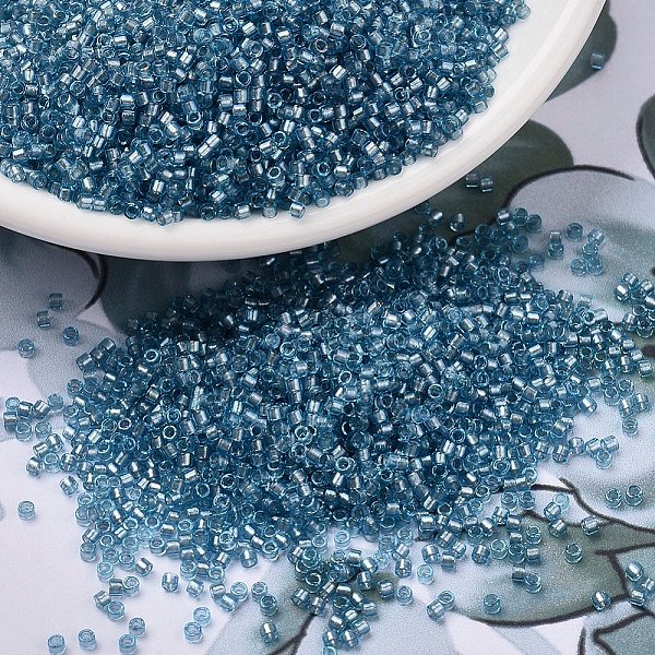 PandaHall MIYUKI Delica Beads, Cylinder, Japanese Seed Beads, 11/0, (DB2383) Inside Dyed Dusk, 1.3x1.6mm, Hole: 0.8mm, about 10000pcs/bag..., Cyan
PandaHall MIYUKI Delica Beads, Cylinder, Japanese Seed Beads, 11/0, (DB2383) Inside Dyed Dusk, 1.3x1.6mm, Hole: 0.8mm, about 10000pcs/bag..., Cyan