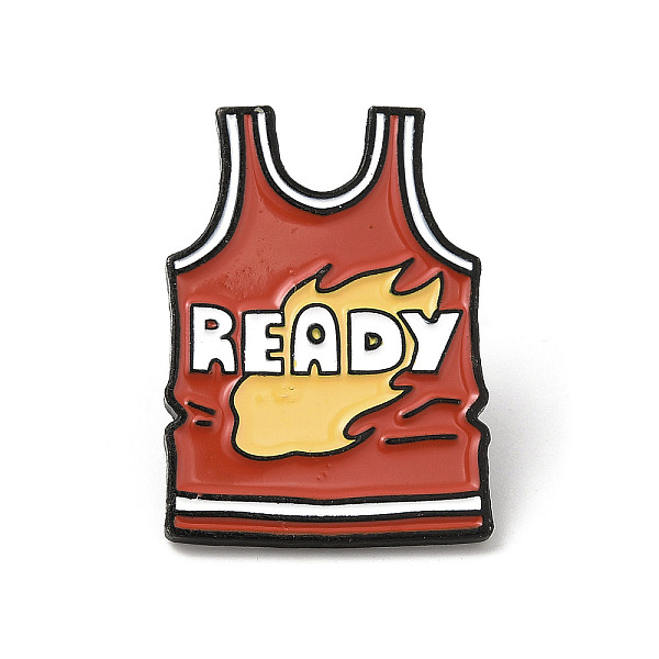 PandaHall Enamel Pins, Black Alloy Brooch for Basketball Lover, Clothes, 28x20x1.5mm Alloy+Enamel Clothes Red
PandaHall Enamel Pins, Black Alloy Brooch for Basketball Lover, Clothes, 28x20x1.5mm Alloy+Enamel Clothes Red