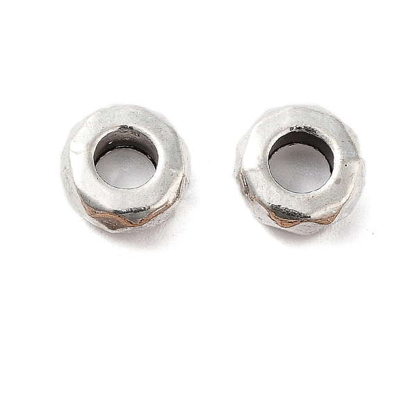 PandaHall Tibetan Style Alloy Beads, Cadmium Free & Lead Free, Ring, Faceted, Antique Silver, 7.5x7.5x3mm, Hole: 3.8mm, about 1612pcs/1000g...
PandaHall Tibetan Style Alloy Beads, Cadmium Free & Lead Free, Ring, Faceted, Antique Silver, 7.5x7.5x3mm, Hole: 3.8mm, about 1612pcs/1000g...