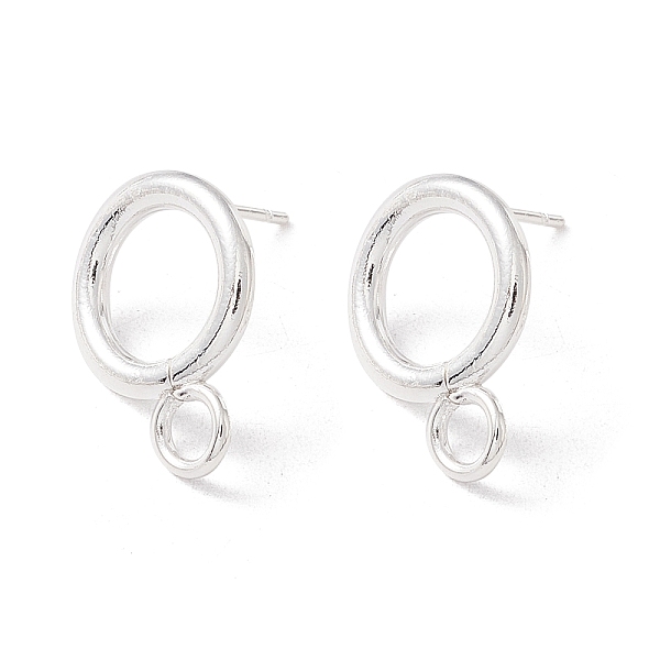 PandaHall 304 Stainless Steel Stud Earring Findings, with 316 Surgical Stainless Steel Pins and Horizontal Loops, Ring, 925 Sterling Silver...
PandaHall 304 Stainless Steel Stud Earring Findings, with 316 Surgical Stainless Steel Pins and Horizontal Loops, Ring, 925 Sterling Silver...