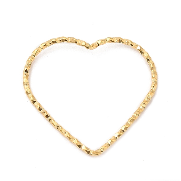 PandaHall 304 Stainless Steel Linking Rings, Textured, Heart, Real 18K Gold Plated, 24x26x1mm, Inner Diameter: 21x24mm 304 Stainless Steel...
PandaHall 304 Stainless Steel Linking Rings, Textured, Heart, Real 18K Gold Plated, 24x26x1mm, Inner Diameter: 21x24mm 304 Stainless Steel...