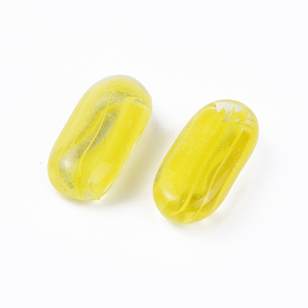 PandaHall Glass Mosaic Pebble, Mosaic Tiles for Home Decoration Handmade DIY Arts, Bean, Yellow, 24~44.5x10.5~13.5x6.5~8mm Glass Oval Yellow
PandaHall Glass Mosaic Pebble, Mosaic Tiles for Home Decoration Handmade DIY Arts, Bean, Yellow, 24~44.5x10.5~13.5x6.5~8mm Glass Oval Yellow