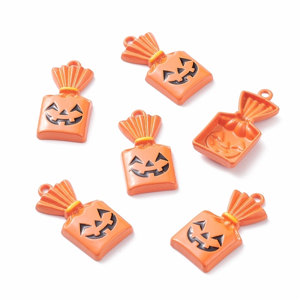PandaHall Halloween Alloy Enamel Pendants, DIY Jewelry Making Supplies, Square and Pumpkin, Dark Orange, 30x15x4mm, Hole: 2mm Alloy+Enamel...
PandaHall Halloween Alloy Enamel Pendants, DIY Jewelry Making Supplies, Square and Pumpkin, Dark Orange, 30x15x4mm, Hole: 2mm Alloy+Enamel...