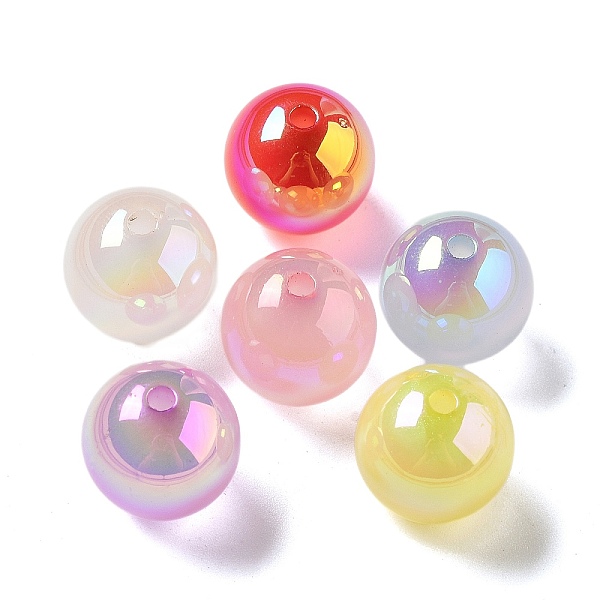 PandaHall UV Plating Iridescent Acrylic Beads, AB Color, Round, Mixed Color, 14x13.5mm, Hole: 2mm Acrylic Round Multicolor
PandaHall UV Plating Iridescent Acrylic Beads, AB Color, Round, Mixed Color, 14x13.5mm, Hole: 2mm Acrylic Round Multicolor