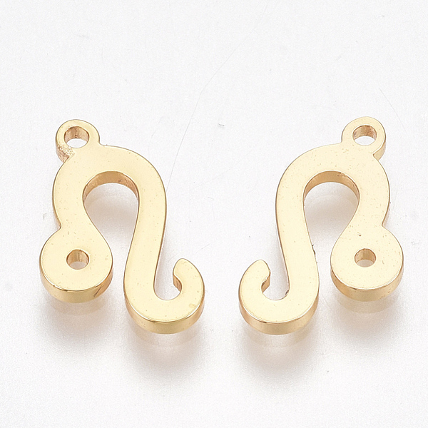 PandaHall Ion Plating(IP) 304 Stainless Steel Charms, Constellation, Golden, Leo, 11x7x1mm, Hole: 0.8mm 304 Stainless Steel Constellation
PandaHall Ion Plating(IP) 304 Stainless Steel Charms, Constellation, Golden, Leo, 11x7x1mm, Hole: 0.8mm 304 Stainless Steel Constellation