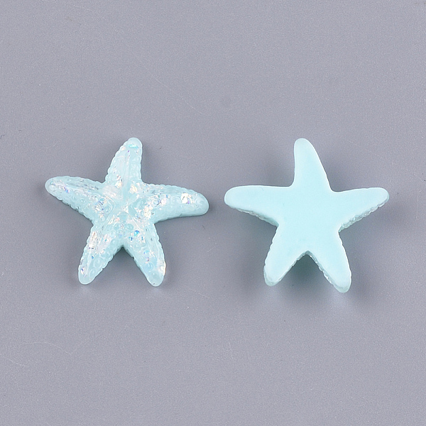 PandaHall Resin Cabochons, with Shell Chip, Starfish/Sea Stars, Light Cyan, 24x25.5x5mm Resin Starfish Cyan
PandaHall Resin Cabochons, with Shell Chip, Starfish/Sea Stars, Light Cyan, 24x25.5x5mm Resin Starfish Cyan