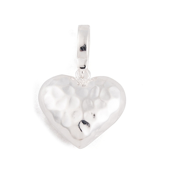 PandaHall 925 Sterling Silver Love Heart Pendants, Textured Heart Charms with 925 Stamp, Silver, 27.5mm, Heart: 17.5x18x9mm, Hole: 5x4mm...
PandaHall 925 Sterling Silver Love Heart Pendants, Textured Heart Charms with 925 Stamp, Silver, 27.5mm, Heart: 17.5x18x9mm, Hole: 5x4mm...