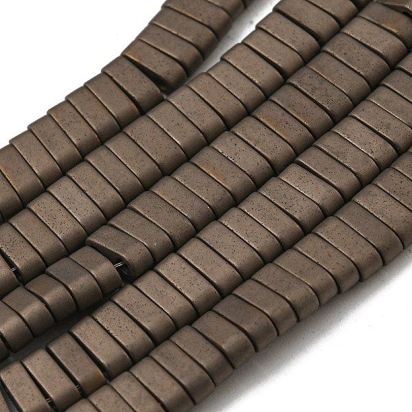 PandaHall Electroplated Non-magnetic Synthetic Hematite Beads Strands, Rectangle, Matte Style, 2-Hole, Coffee, 6x2x3mm, Hole: 1.2mm, about..., Brown
PandaHall Electroplated Non-magnetic Synthetic Hematite Beads Strands, Rectangle, Matte Style, 2-Hole, Coffee, 6x2x3mm, Hole: 1.2mm, about..., Brown