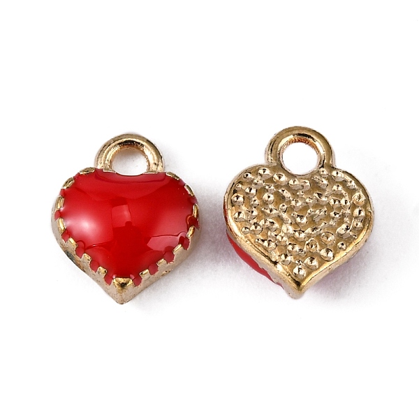 PandaHall Alloy Enamel Charms, Cadmium Free & Lead Free, Heart, Light Gold, Red, 8x7.5x2.5mm, Hole: 1.5mm Alloy+Enamel Heart Red
PandaHall Alloy Enamel Charms, Cadmium Free & Lead Free, Heart, Light Gold, Red, 8x7.5x2.5mm, Hole: 1.5mm Alloy+Enamel Heart Red