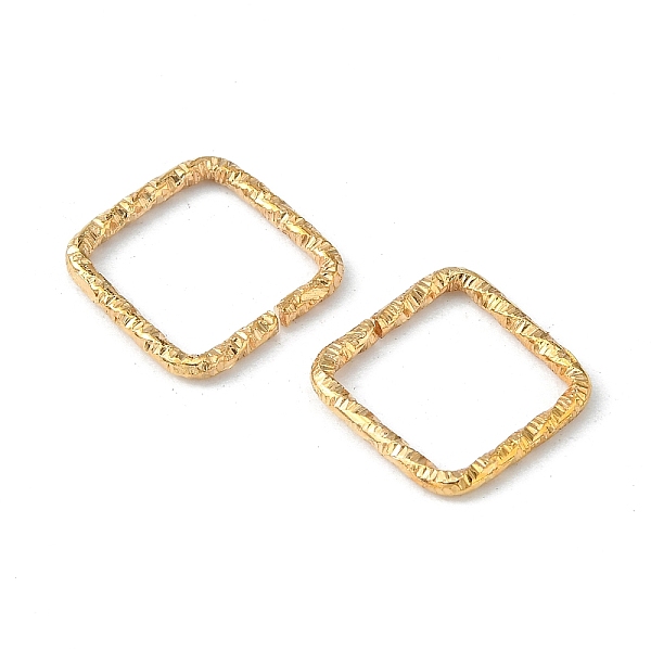 PandaHall Iron Jump Rings, Twisted Lines Rings, Square, Light Gold, 13x13x1.5mm, about 990~1000pcs/bag Iron Square
PandaHall Iron Jump Rings, Twisted Lines Rings, Square, Light Gold, 13x13x1.5mm, about 990~1000pcs/bag Iron Square