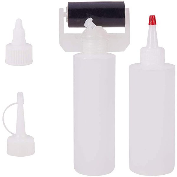 PandaHall Plastic Glue Liquid Container, Bottle Dispenser and Plastic Glue Bottles, Clear, 4.5~5x13.5~14.7cm, Capacity: 200ml Plastic Clear
PandaHall Plastic Glue Liquid Container, Bottle Dispenser and Plastic Glue Bottles, Clear, 4.5~5x13.5~14.7cm, Capacity: 200ml Plastic Clear