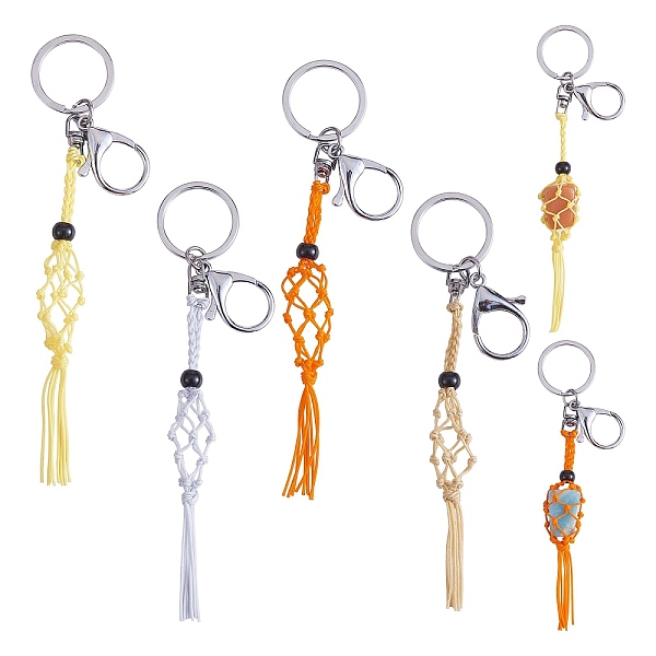 PandaHall 4Pcs 4 Colors Macrame Fringe Braided Keychain, Black Glass Bead Tassel Charm Key Ring for Handbag, Car Decoration, Yellow, 17.5cm...
PandaHall 4Pcs 4 Colors Macrame Fringe Braided Keychain, Black Glass Bead Tassel Charm Key Ring for Handbag, Car Decoration, Yellow, 17.5cm...