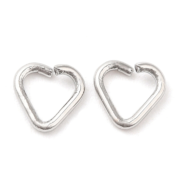 PandaHall Brass Open Linking Rings, Heart Rings, Platinum, 24 Gauge, 5x5x0.5mm, Inner Diameter: 3x3.5mm Brass Heart
PandaHall Brass Open Linking Rings, Heart Rings, Platinum, 24 Gauge, 5x5x0.5mm, Inner Diameter: 3x3.5mm Brass Heart