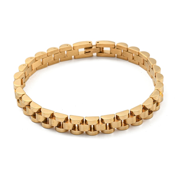 PandaHall Ion Plating(IP) 304 Stainless Steel Thick Link Chain Bracelet, Watch Band Chain Bracelet for Men Women, Golden, 8-1/4 inch(21cm)...
PandaHall Ion Plating(IP) 304 Stainless Steel Thick Link Chain Bracelet, Watch Band Chain Bracelet for Men Women, Golden, 8-1/4 inch(21cm)...