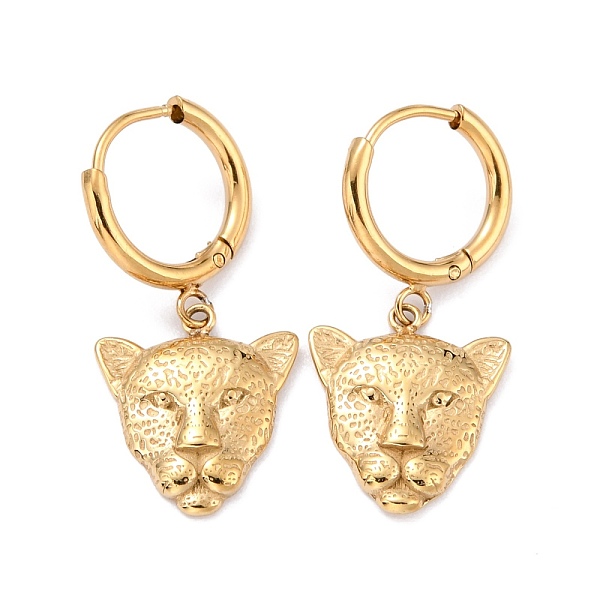 PandaHall Ion Plating(IP) 316 Stainless Steel Huggie Hoop Earrings, Textured, Leopard, Real 24K Gold Plated, 26mm, Pin: 8mm 316 Surgical...
PandaHall Ion Plating(IP) 316 Stainless Steel Huggie Hoop Earrings, Textured, Leopard, Real 24K Gold Plated, 26mm, Pin: 8mm 316 Surgical...