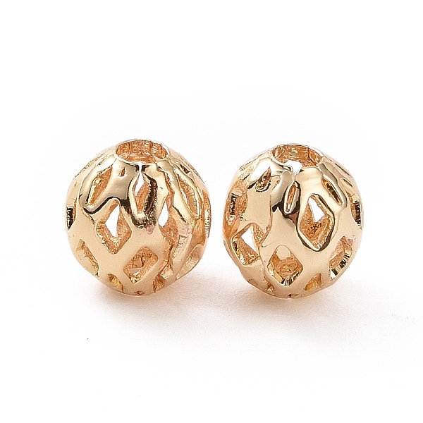 PandaHall Brass Hollow Beads, Long-Lasting Plated, Round, Golden, 6mm Brass Round
PandaHall Brass Hollow Beads, Long-Lasting Plated, Round, Golden, 6mm Brass Round