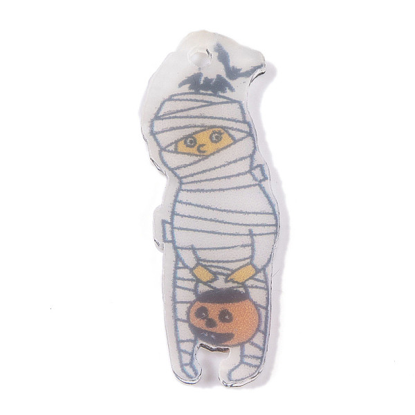 PandaHall Printed Acrylic Pendant, Halloween Theme, Mummy, 38.5x13x1.5mm, Hole: 2mm Acrylic Mummy
PandaHall Printed Acrylic Pendant, Halloween Theme, Mummy, 38.5x13x1.5mm, Hole: 2mm Acrylic Mummy