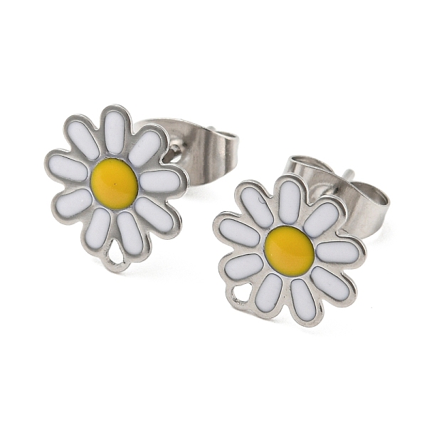 PandaHall 304 Stainless Steel Stud Earrings, Flower, White, 10x10mm 304 Stainless Steel Flower White
PandaHall 304 Stainless Steel Stud Earrings, Flower, White, 10x10mm 304 Stainless Steel Flower White