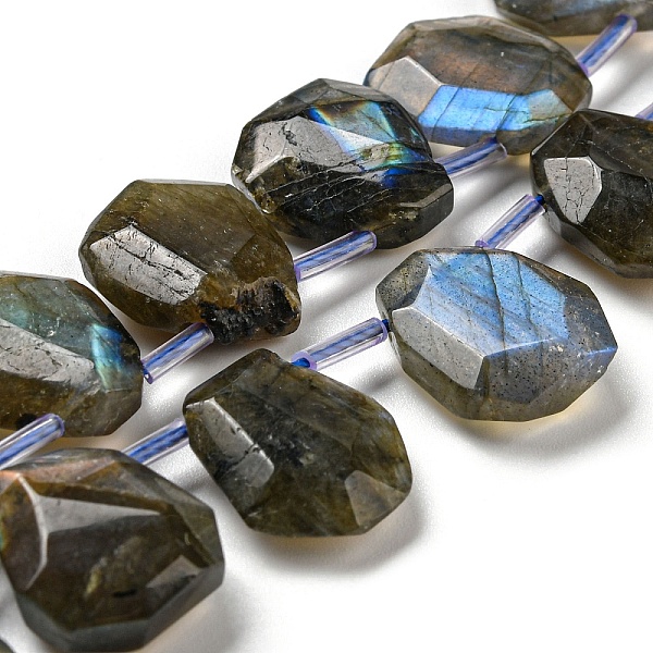 PandaHall Natural Labradorite Beads Strands, Faceted, Teardrop, Top Drilled, 10~18x8~13x3~7mm, Hole: 1mm, about 27pcs/strand...
PandaHall Natural Labradorite Beads Strands, Faceted, Teardrop, Top Drilled, 10~18x8~13x3~7mm, Hole: 1mm, about 27pcs/strand...