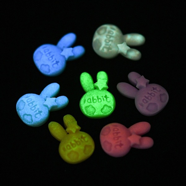 PandaHall Luminous Resin Cabochons, Rabbit, Mixed Color, 16x11x4.6mm Resin Rabbit Multicolor
PandaHall Luminous Resin Cabochons, Rabbit, Mixed Color, 16x11x4.6mm Resin Rabbit Multicolor