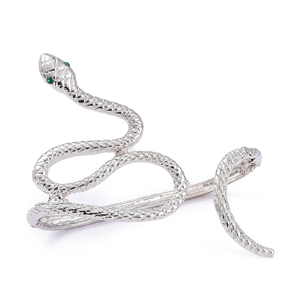 PandaHall Alloy Snake Open Palm Cuff Bangles, with Plastic, Green, Antique Silver, Inner Diameter: 1x2-7/8 inch(2.6x7.3cm) Alloy Green
PandaHall Alloy Snake Open Palm Cuff Bangles, with Plastic, Green, Antique Silver, Inner Diameter: 1x2-7/8 inch(2.6x7.3cm) Alloy Green