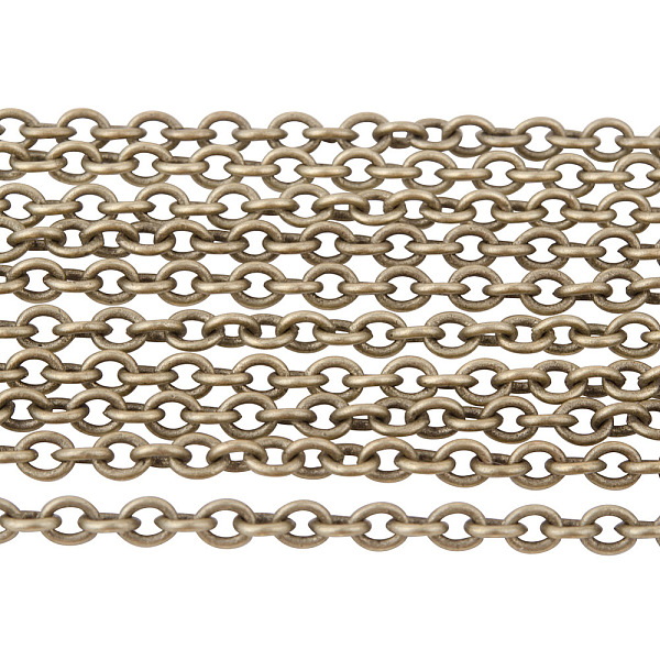 PandaHall 16 Feet Brass Cable Chain Twisted Cross Necklaces Width 2mm for Jewelry Making Chain Antique Bronze Brass
PandaHall 16 Feet Brass Cable Chain Twisted Cross Necklaces Width 2mm for Jewelry Making Chain Antique Bronze Brass