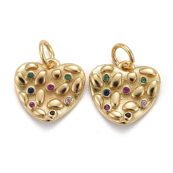 PandaHall Brass Micro Pave Colorful Cubic Zirconia Charms, Long-Lasting Plated, Heart, Real 18K Gold Plated, 12x12x2mm, Hole: 3mm...
PandaHall Brass Micro Pave Colorful Cubic Zirconia Charms, Long-Lasting Plated, Heart, Real 18K Gold Plated, 12x12x2mm, Hole: 3mm...