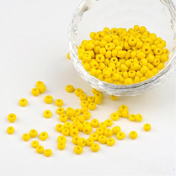 PandaHall 6/0 Opaque Colours Round Glass Seed Beads, Yellow, Size: about 4mm in diameter, hole:1.5mm, about 495pcs/50g Glass Yellow
PandaHall 6/0 Opaque Colours Round Glass Seed Beads, Yellow, Size: about 4mm in diameter, hole:1.5mm, about 495pcs/50g Glass Yellow