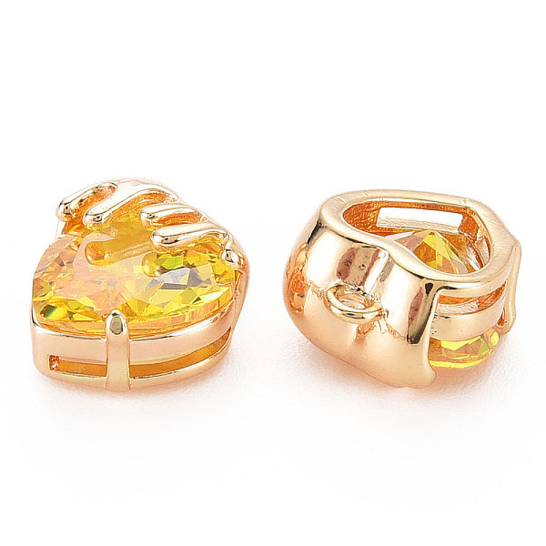 PandaHall Brass Micro Pave Cubic Zirconia Charms, Real 18K Gold Plated, Nickel Free, Heart, Gold, 13x11x7.5mm, Hole: 1.6mm Brass+Cubic...
PandaHall Brass Micro Pave Cubic Zirconia Charms, Real 18K Gold Plated, Nickel Free, Heart, Gold, 13x11x7.5mm, Hole: 1.6mm Brass+Cubic...