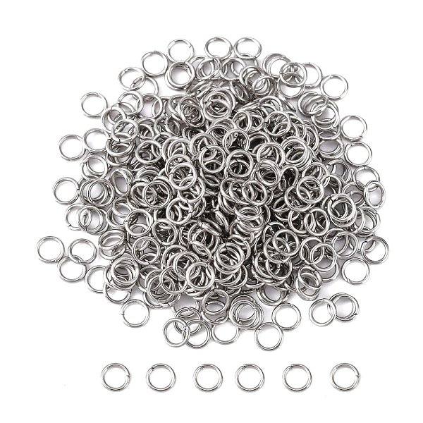 PandaHall 304 Stainless Steel Open Jump Rings, Stainless Steel Color, 22 Gauge, 4x0.6mm, Inner Diameter: 2.8mm 304 Stainless Steel
PandaHall 304 Stainless Steel Open Jump Rings, Stainless Steel Color, 22 Gauge, 4x0.6mm, Inner Diameter: 2.8mm 304 Stainless Steel
