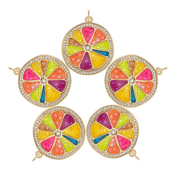 PandaHall 5Pcs Eco-Friendly Brass Micro Pave Cubic Zirconia with Enamel Pendants, Long-Lasting Plated, Lead Free & Cadmium Free & Nickel...
PandaHall 5Pcs Eco-Friendly Brass Micro Pave Cubic Zirconia with Enamel Pendants, Long-Lasting Plated, Lead Free & Cadmium Free & Nickel...