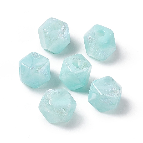 PandaHall Opaque Acrylic Beads, with Glitter Powder, AB Color, Faceted, Polygon, Aquamarine, 12.7x15.5x15.5mm, Hole: 4mm Acrylic Polygon..., Green
PandaHall Opaque Acrylic Beads, with Glitter Powder, AB Color, Faceted, Polygon, Aquamarine, 12.7x15.5x15.5mm, Hole: 4mm Acrylic Polygon..., Green