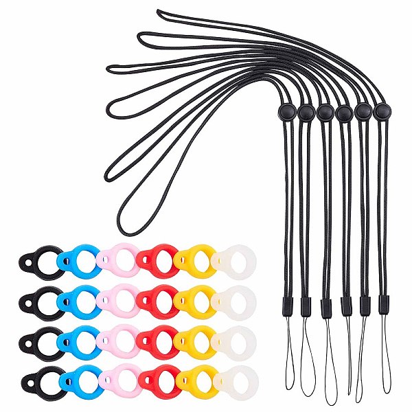 PandaHall GORGECRAFT 30PCS Anti-Lost Necklace Lanyard Set Include 6PCS Black Neck Lanyard Necklace Straps Pendant and 24PCS 8mm 6 Colors..., Multicolor
PandaHall GORGECRAFT 30PCS Anti-Lost Necklace Lanyard Set Include 6PCS Black Neck Lanyard Necklace Straps Pendant and 24PCS 8mm 6 Colors..., Multicolor