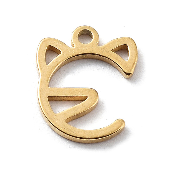 PandaHall 304 Stainless Steel Charms, Golden, Laser Cut, Cat Shape, 10.5x8.5x1mm, Hole: 1.2mm 304 Stainless Steel Cat Shape
PandaHall 304 Stainless Steel Charms, Golden, Laser Cut, Cat Shape, 10.5x8.5x1mm, Hole: 1.2mm 304 Stainless Steel Cat Shape