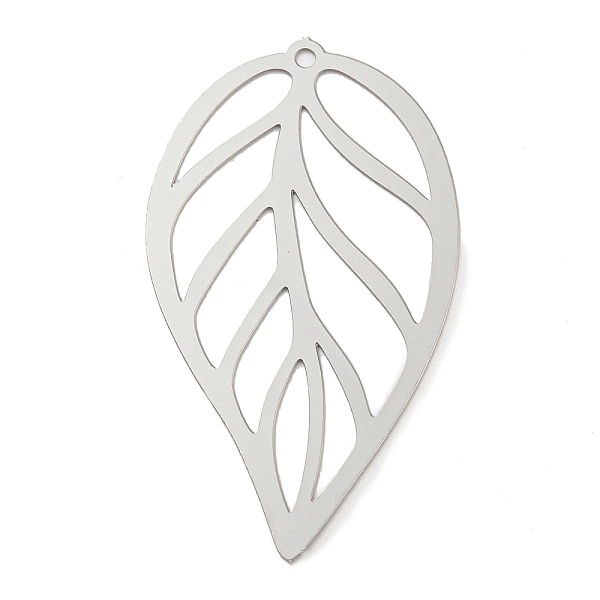 PandaHall 201 Stainless Steel Pendants, Etched Metal Embellishments, Leaf Charm, Stainless Steel Color, 35.5x20x0.2mm, Hole: 1.2mm 201...
PandaHall 201 Stainless Steel Pendants, Etched Metal Embellishments, Leaf Charm, Stainless Steel Color, 35.5x20x0.2mm, Hole: 1.2mm 201...