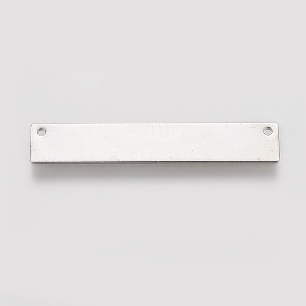 PandaHall Brass Pendants, Stamping Blank Tag, Rectangle, Silver, 6x35x0.8mm, Hole: 1mm Brass Rectangle Silver
PandaHall Brass Pendants, Stamping Blank Tag, Rectangle, Silver, 6x35x0.8mm, Hole: 1mm Brass Rectangle Silver