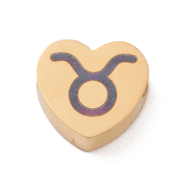 PandaHall 304 Stainless Steel Beads, Heart with Constellation Pattern, Golden, Taurus, 7.5x8x3mm, Hole: 2mm 304 Stainless Steel Taurus
PandaHall 304 Stainless Steel Beads, Heart with Constellation Pattern, Golden, Taurus, 7.5x8x3mm, Hole: 2mm 304 Stainless Steel Taurus