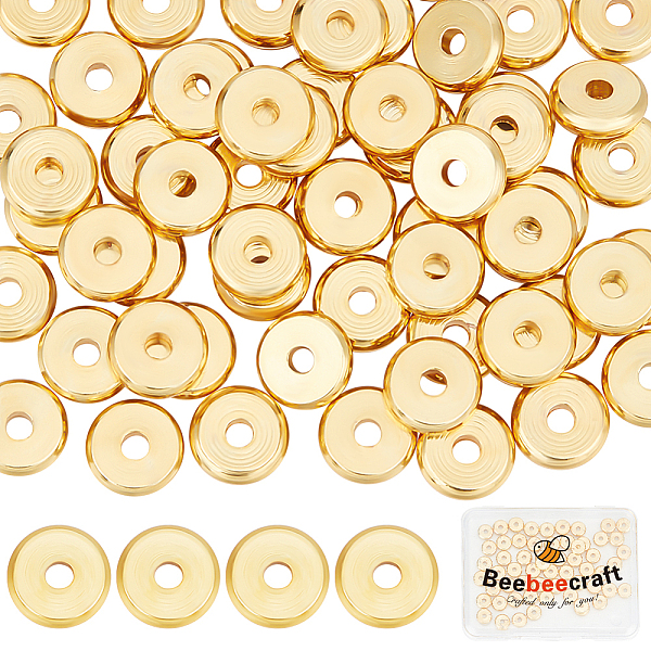 PandaHall Beebeecraft 100Pcs Brass Beads, Long-Lasting Plated, Flat Round/Disc, Heishi Beads, Real 18K Gold Plated, 6x1.5mm, Hole: 1.8mm...
PandaHall Beebeecraft 100Pcs Brass Beads, Long-Lasting Plated, Flat Round/Disc, Heishi Beads, Real 18K Gold Plated, 6x1.5mm, Hole: 1.8mm...