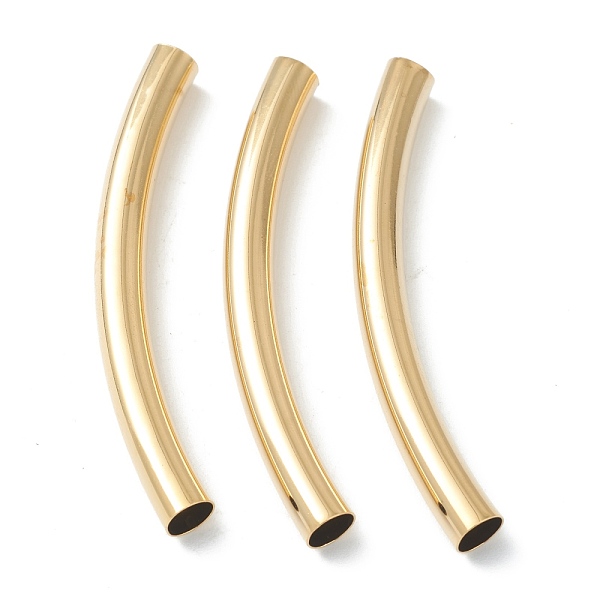 PandaHall Brass Tube Beads, Long-Lasting Plated, Curved Beads, Tube, Real 24K Gold Plated, 60x6mm, Hole: 5.5mm Brass Tube
PandaHall Brass Tube Beads, Long-Lasting Plated, Curved Beads, Tube, Real 24K Gold Plated, 60x6mm, Hole: 5.5mm Brass Tube