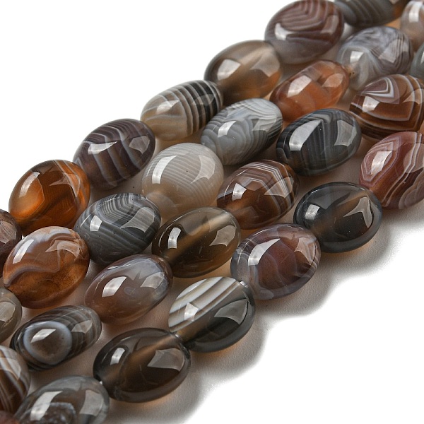 PandaHall Natural Botswana Agate Beads Strands, Oval, 10~10.5x8x5.5mm, Hole: 1mm, about 40pcs/strand, 15.75''(40cm) Botswana Agate Oval
PandaHall Natural Botswana Agate Beads Strands, Oval, 10~10.5x8x5.5mm, Hole: 1mm, about 40pcs/strand, 15.75''(40cm) Botswana Agate Oval