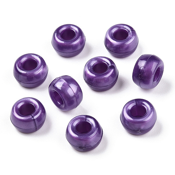 PandaHall Plastic Pearlized Beads, Barrel, Purple, 9x6mm, Hole: 3.8mm, about 1900pcs/500g Plastic Barrel Purple
PandaHall Plastic Pearlized Beads, Barrel, Purple, 9x6mm, Hole: 3.8mm, about 1900pcs/500g Plastic Barrel Purple