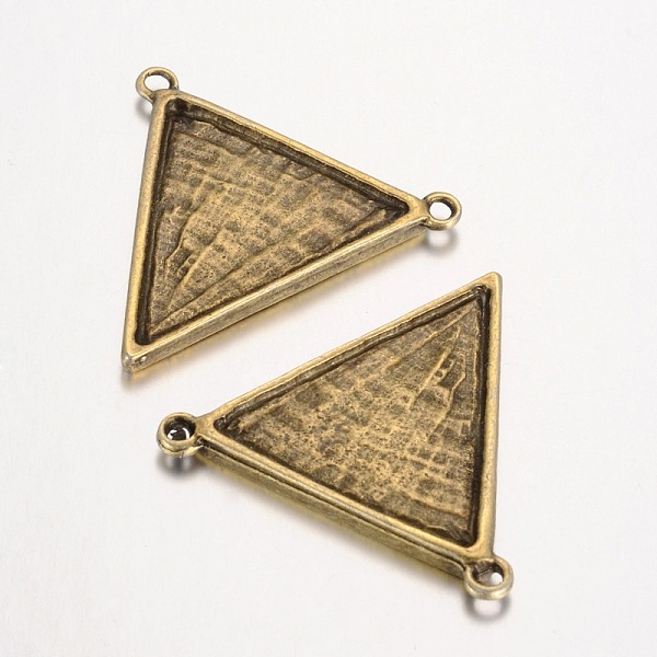 PandaHall Tibetan Style Cabochon Pendant Settings, Lead Free & Nickel Free, Triangle, Antique Bronze, 32x34.5x3mm, Hole: 2mm Alloy Triangle
PandaHall Tibetan Style Cabochon Pendant Settings, Lead Free & Nickel Free, Triangle, Antique Bronze, 32x34.5x3mm, Hole: 2mm Alloy Triangle