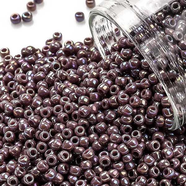 PandaHall TOHO Round Seed Beads, Japanese Seed Beads, (412) Opaque AB Lavender, 11/0, 2.2mm, Hole: 0.8mm, about 50000pcs/pound Glass Purple
PandaHall TOHO Round Seed Beads, Japanese Seed Beads, (412) Opaque AB Lavender, 11/0, 2.2mm, Hole: 0.8mm, about 50000pcs/pound Glass Purple