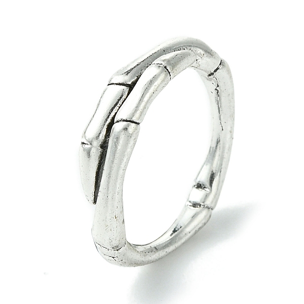 PandaHall Bamboo Alloy Open Cuff Rings, Lead Free & Cadmium Free, Antique Silver, 6mm, Inner Diameter: 17mm Alloy Bamboo
PandaHall Bamboo Alloy Open Cuff Rings, Lead Free & Cadmium Free, Antique Silver, 6mm, Inner Diameter: 17mm Alloy Bamboo