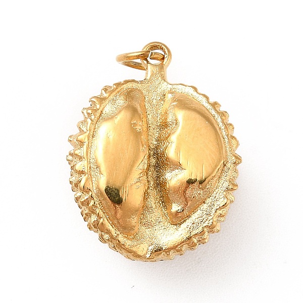 PandaHall Ion Plating(IP) 304 Stainless Steel Pendants, with Jump Ring, Durian, Real 14K Gold Plated, 17x13x9mm, Hole: 3mm 304 Stainless...
PandaHall Ion Plating(IP) 304 Stainless Steel Pendants, with Jump Ring, Durian, Real 14K Gold Plated, 17x13x9mm, Hole: 3mm 304 Stainless...