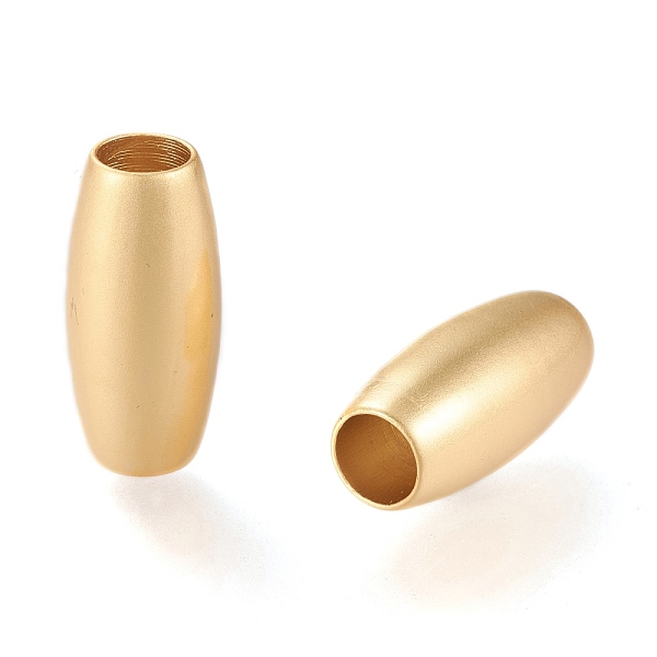PandaHall Brass Beads, Long-Lasting Plated, Matte Style, Barrel, Real 18K Gold Plated, 21x10mm, Hole: 6mm Brass Barrel
PandaHall Brass Beads, Long-Lasting Plated, Matte Style, Barrel, Real 18K Gold Plated, 21x10mm, Hole: 6mm Brass Barrel