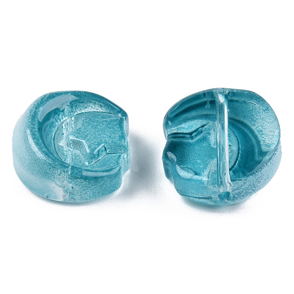 PandaHall Transparent Spray Painted Glass Beads, Moon with Star, Teal, 14x12.5x5mm, Hole: 1mm Glass Moon Cyan
PandaHall Transparent Spray Painted Glass Beads, Moon with Star, Teal, 14x12.5x5mm, Hole: 1mm Glass Moon Cyan