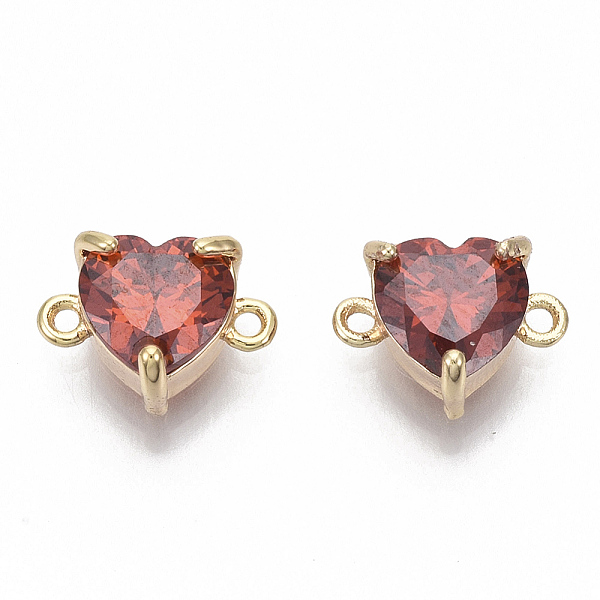PandaHall Brass Cubic Zirconia Links connectors, Nickel Free, Heart, Red, Real 18K Gold Plated, 8x10.5x5mm, Hole: 1mm Brass+Cubic Zirconia...
PandaHall Brass Cubic Zirconia Links connectors, Nickel Free, Heart, Red, Real 18K Gold Plated, 8x10.5x5mm, Hole: 1mm Brass+Cubic Zirconia...