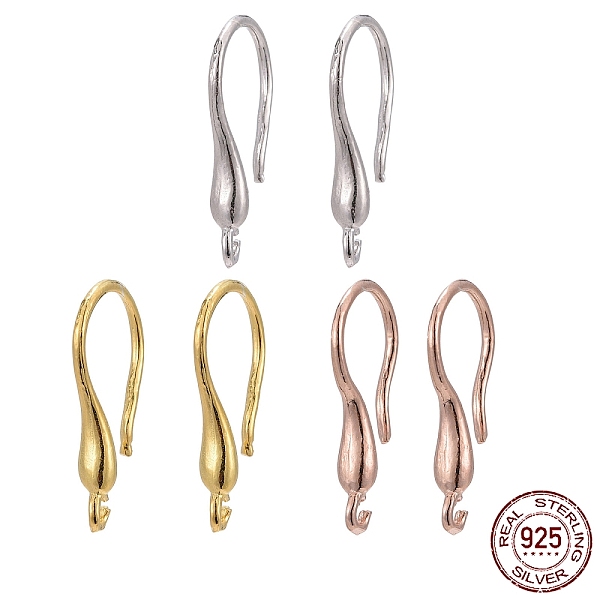 PandaHall 925 Sterling Silver Earring Hooks, with 925 Stamp, Mixed Color, 16x2.5x2mm, Hole: 1mm, 20 Gauge, Pin: 0.8mm Sterling Silver..., Multicolor
PandaHall 925 Sterling Silver Earring Hooks, with 925 Stamp, Mixed Color, 16x2.5x2mm, Hole: 1mm, 20 Gauge, Pin: 0.8mm Sterling Silver..., Multicolor