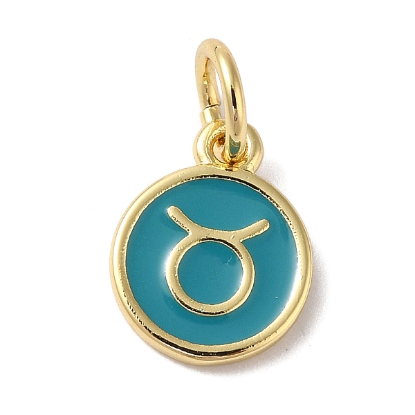 PandaHall Real 18K Gold Plated Brass Enamel Charms, with Jump Ring, Long-Lasting Plated, Lead Free & Cadmium Free, Flat Round with Taurus...
PandaHall Real 18K Gold Plated Brass Enamel Charms, with Jump Ring, Long-Lasting Plated, Lead Free & Cadmium Free, Flat Round with Taurus...